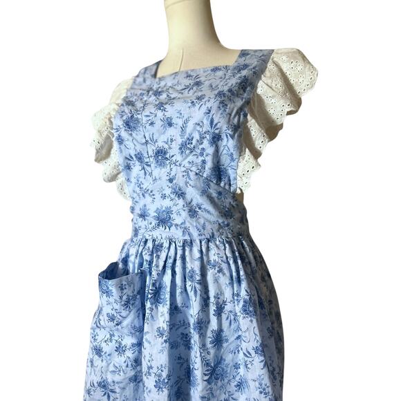 Handmade Cottagecore Layering Apron| Farm | coquette | vintage style | xs-m 252 - Picture 2 of 8